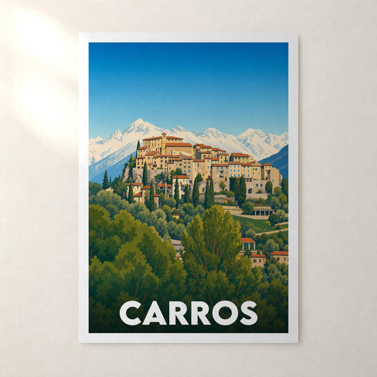 Affiche Carros – sans cadre, accrochée au mur