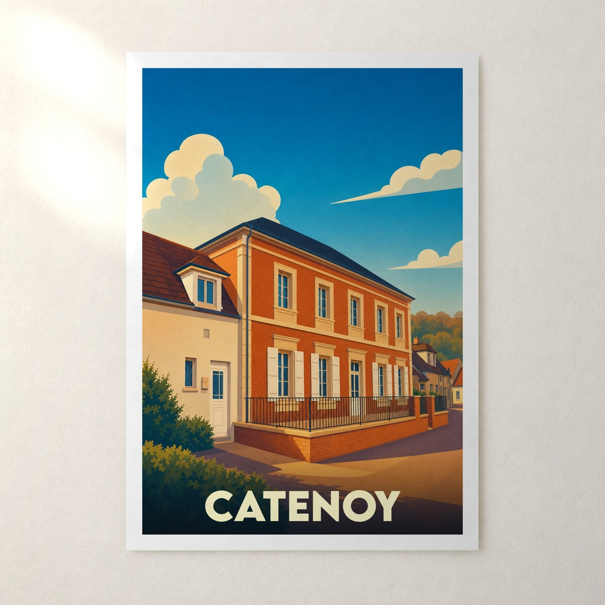 Affiche Catenoy – sans cadre, accrochée au mur