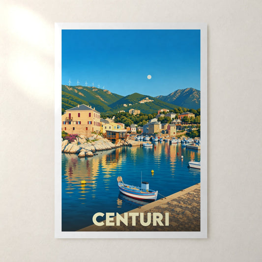 Affiche Centuri – sans cadre, accrochée au mur