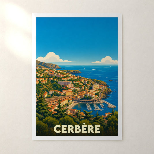 Affiche Cerbère – sans cadre, accrochée au mur