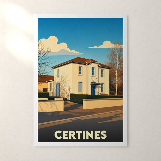 Affiche Certines – sans cadre, accrochée au mur
