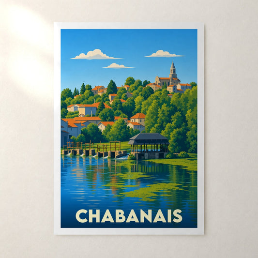 Affiche Chabanais – sans cadre, accrochée au mur