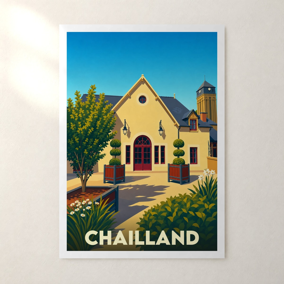 Affiche Chailland – sans cadre, accrochée au mur