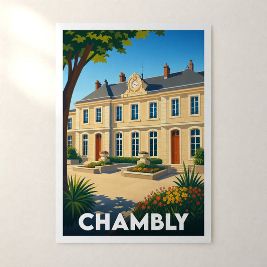 Affiche Chambly – sans cadre, accrochée au mur