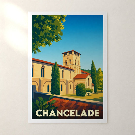Affiche Chancelade – sans cadre, accrochée au mur