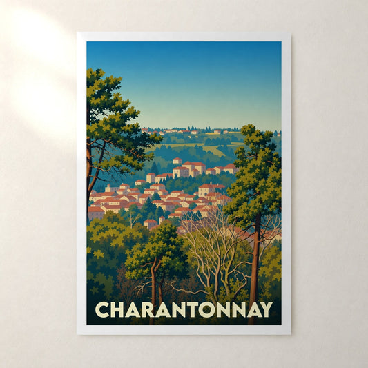 Affiche Charantonnay – sans cadre, accrochée au mur
