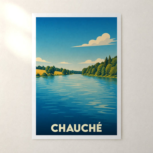 Affiche Chauché – sans cadre, accrochée au mur