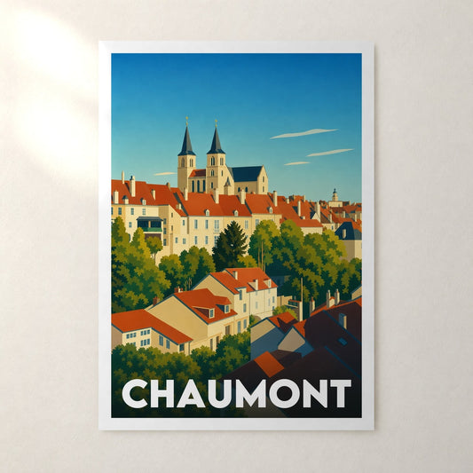 Affiche Chaumont – sans cadre, accrochée au mur