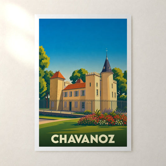 Affiche Chavanoz – sans cadre, accrochée au mur