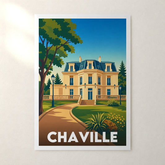 Affiche Chaville – sans cadre, accrochée au mur