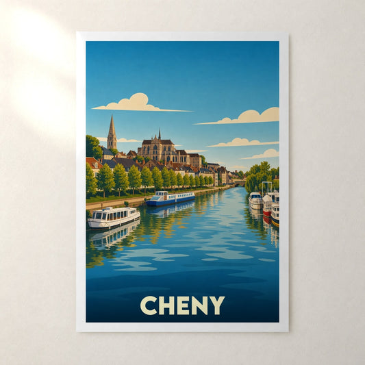 Affiche Cheny – sans cadre, accrochée au mur