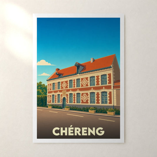 Affiche Chéreng – sans cadre, accrochée au mur