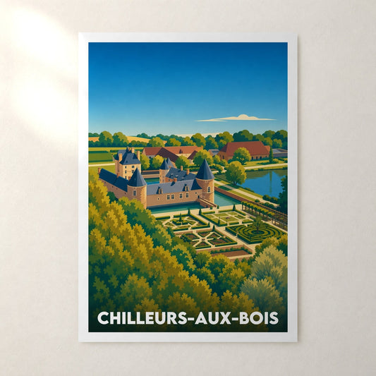 Affiche Chilleurs-aux-Bois – sans cadre, accrochée au mur