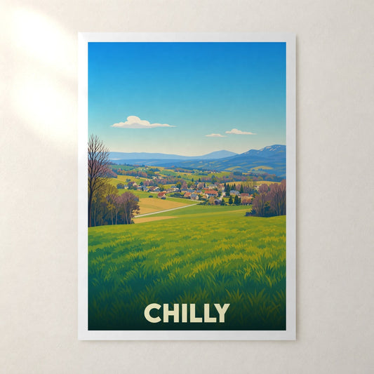 Affiche Chilly – sans cadre, accrochée au mur