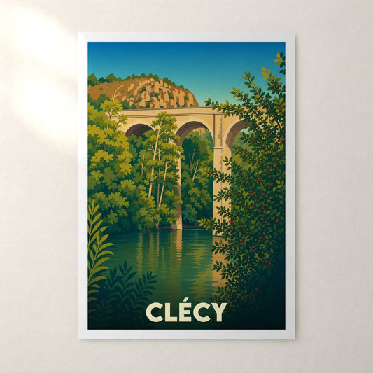 Affiche Clécy – sans cadre, accrochée au mur