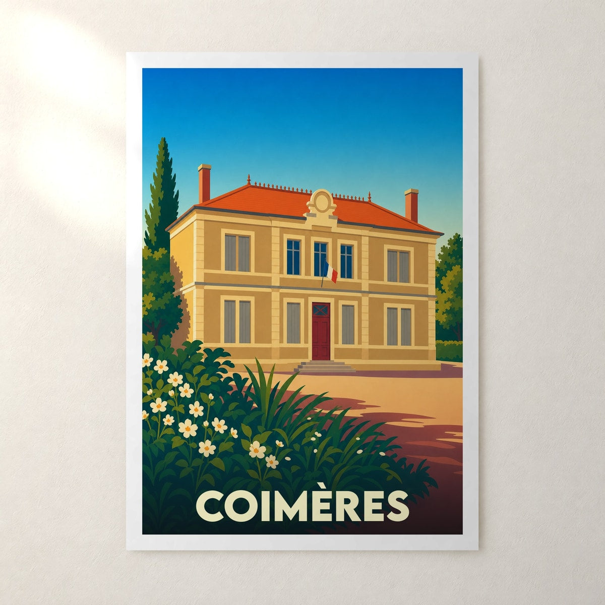 Affiche Coimères – sans cadre, accrochée au mur