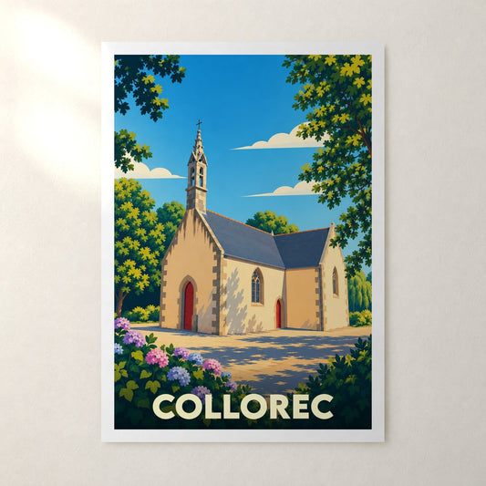 Affiche Collorec – sans cadre, accrochée au mur