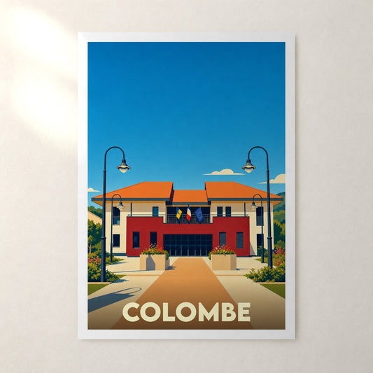 Affiche Colombe – sans cadre, accrochée au mur