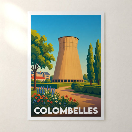 Affiche Colombelles – sans cadre, accrochée au mur