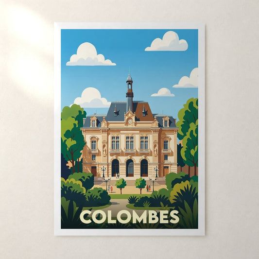 Affiche Colombes – sans cadre, accrochée au mur