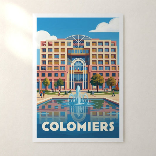 Affiche Colomiers – sans cadre, accrochée au mur