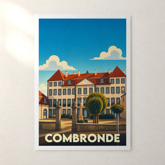 Affiche Combronde – sans cadre, accrochée au mur