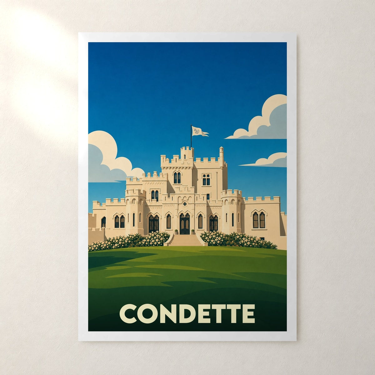 Affiche Condette – sans cadre, accrochée au mur