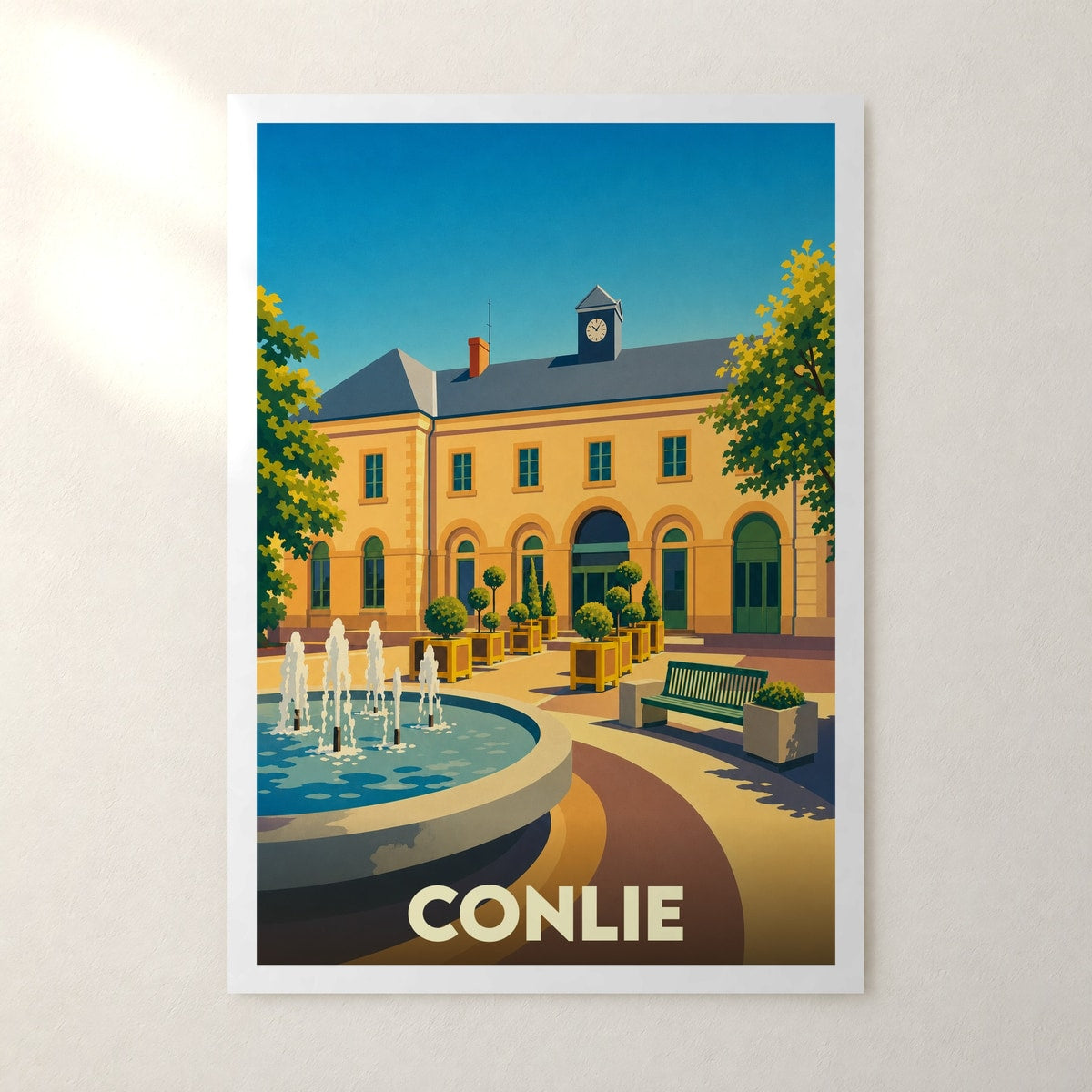 Affiche Conlie – sans cadre, accrochée au mur