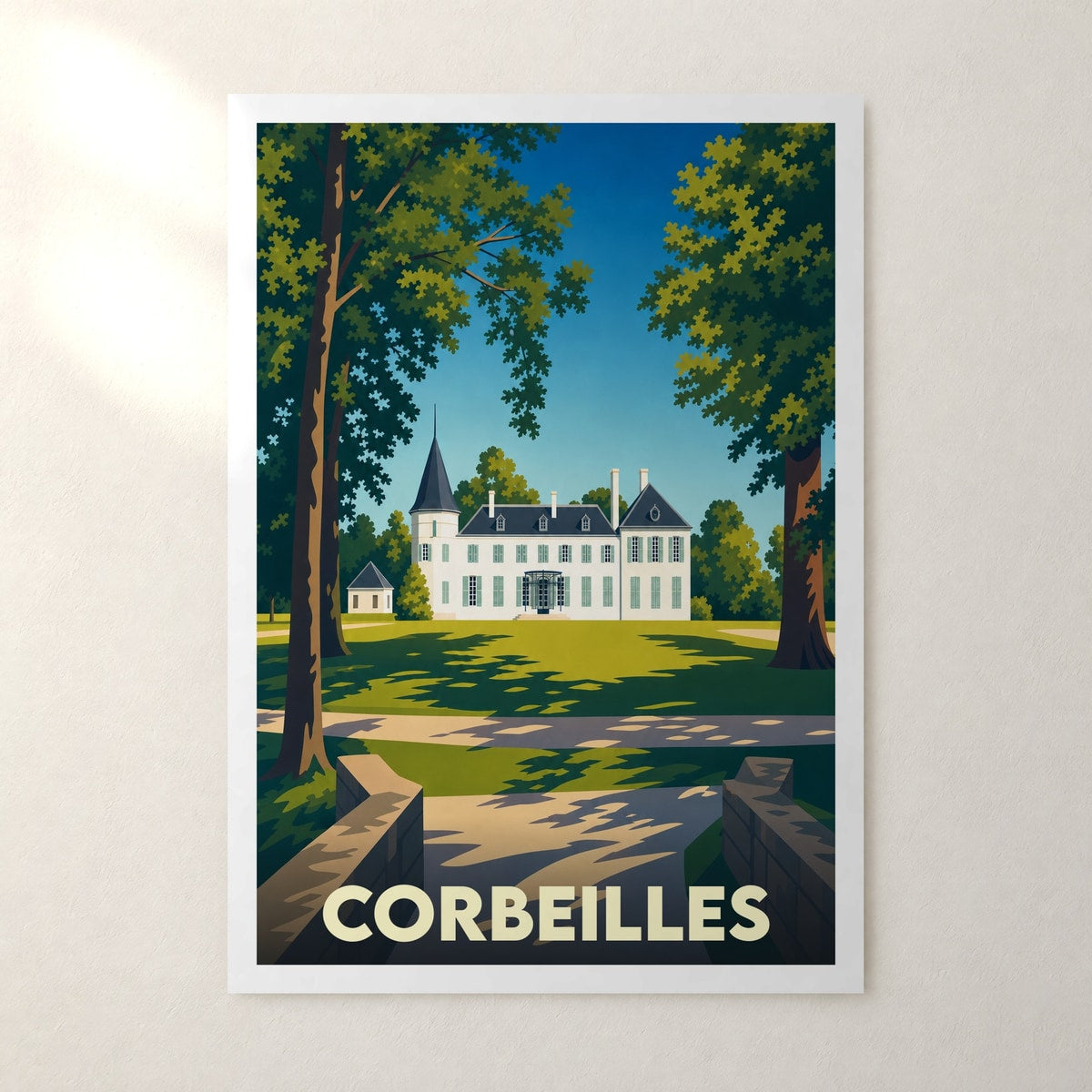 Affiche Corbeilles – sans cadre, accrochée au mur