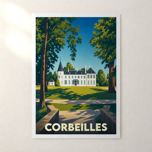 Affiche Corbeilles – sans cadre, accrochée au mur