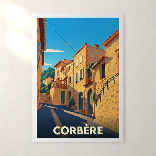 Affiche Corbère – sans cadre, accrochée au mur