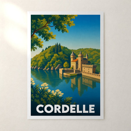 Affiche Cordelle – sans cadre, accrochée au mur