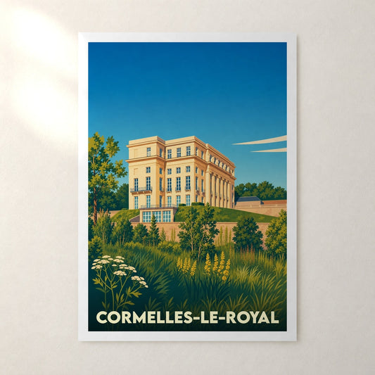 Affiche Cormelles-le-Royal – sans cadre, accrochée au mur