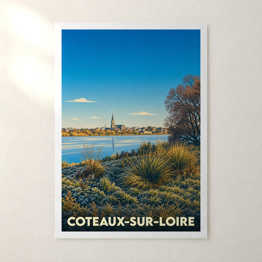 Affiche Coteaux-sur-Loire – sans cadre, accrochée au mur