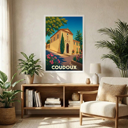 Affiche A1 (59,4 x 84,1 cm) Sans cadre souvenir de Coudoux