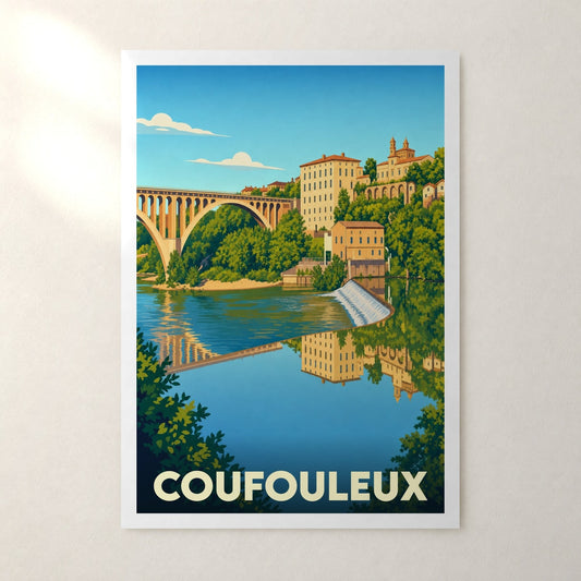 Affiche Coufouleux – sans cadre, accrochée au mur
