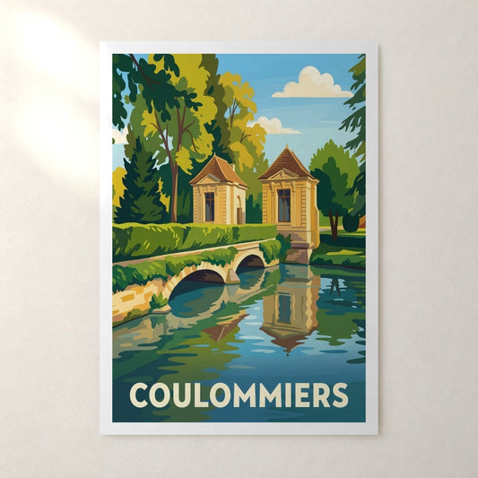 Affiche Coulommiers – sans cadre, accrochée au mur