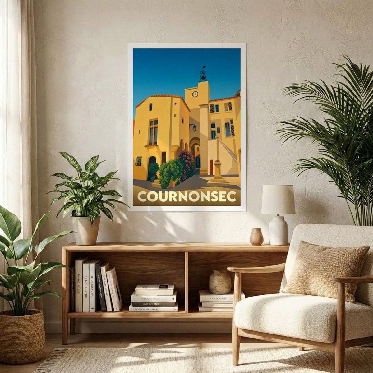 Affiche A1 (59,4 x 84,1 cm) Sans cadre souvenir de Cournonsec