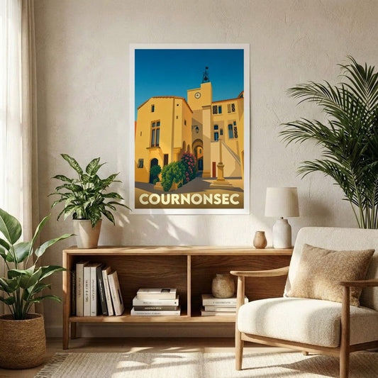Affiche A1 (59,4 x 84,1 cm) Sans cadre souvenir de Cournonsec
