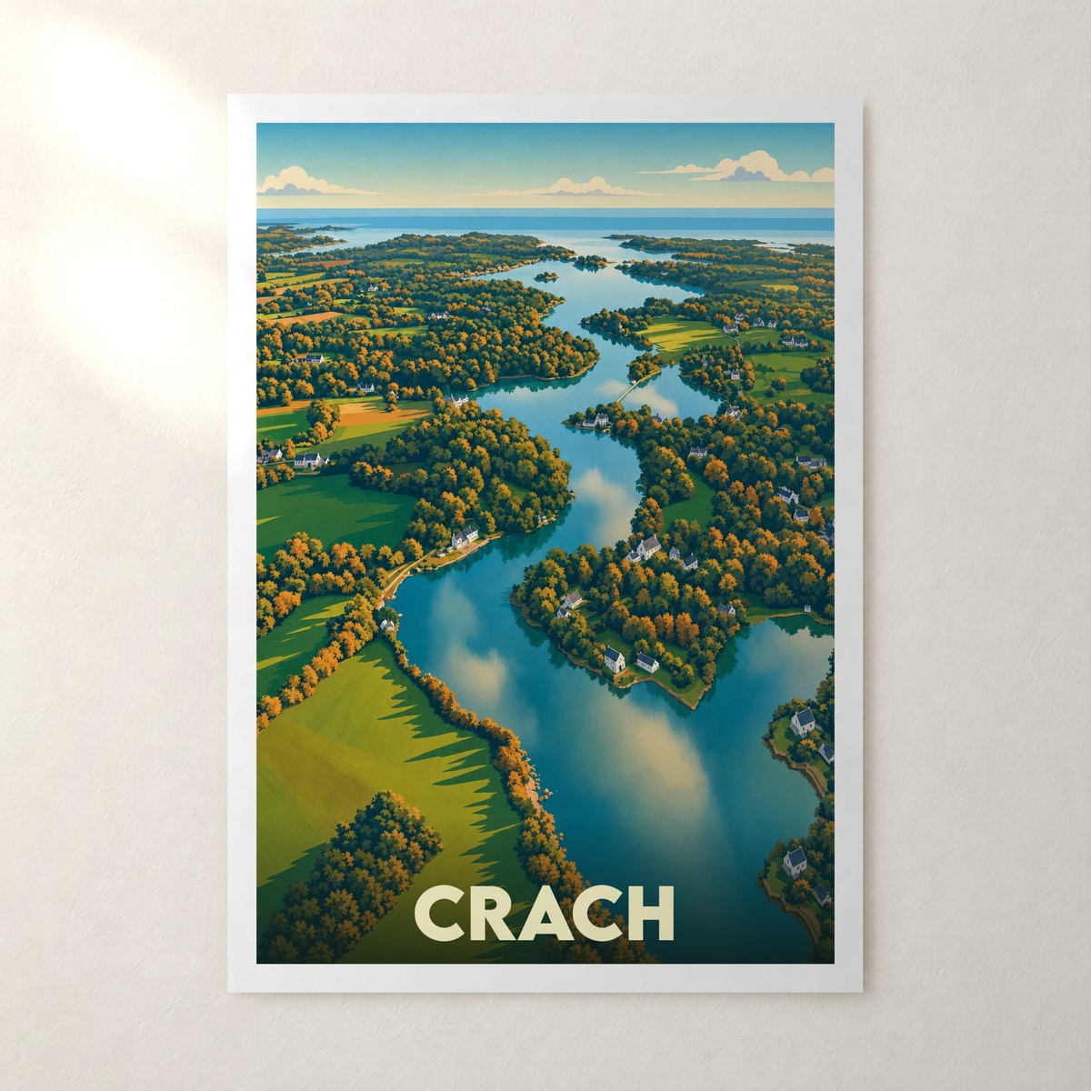 Affiche Crach – sans cadre, accrochée au mur