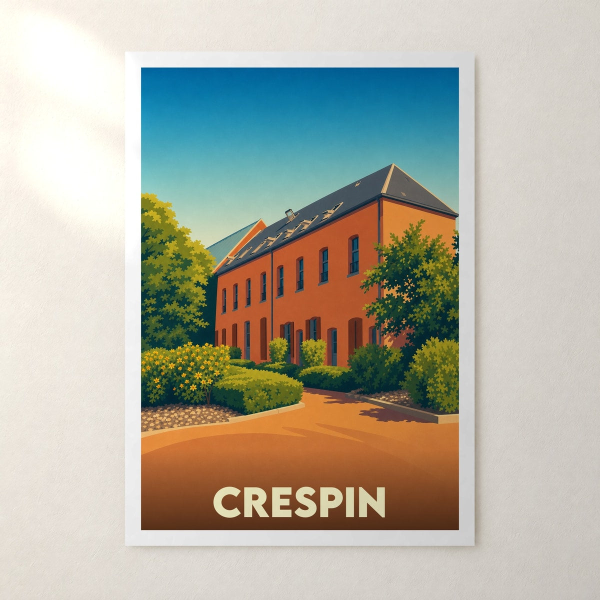 Affiche Crespin – sans cadre, accrochée au mur