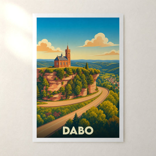 Affiche Dabo – sans cadre, accrochée au mur