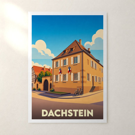 Affiche Dachstein – sans cadre, accrochée au mur