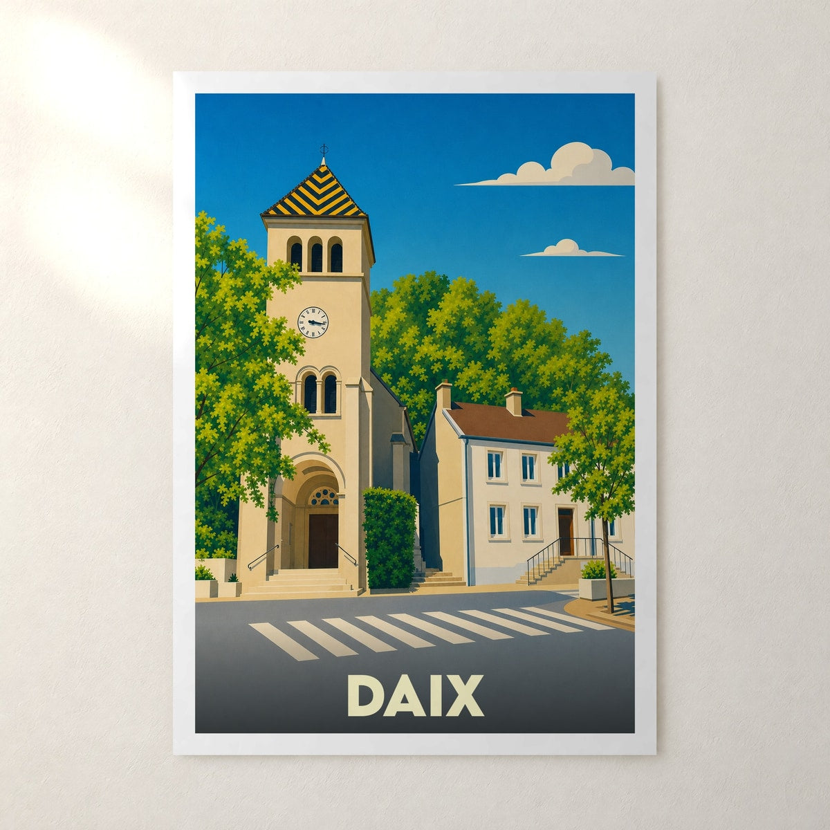 Affiche Daix – sans cadre, accrochée au mur