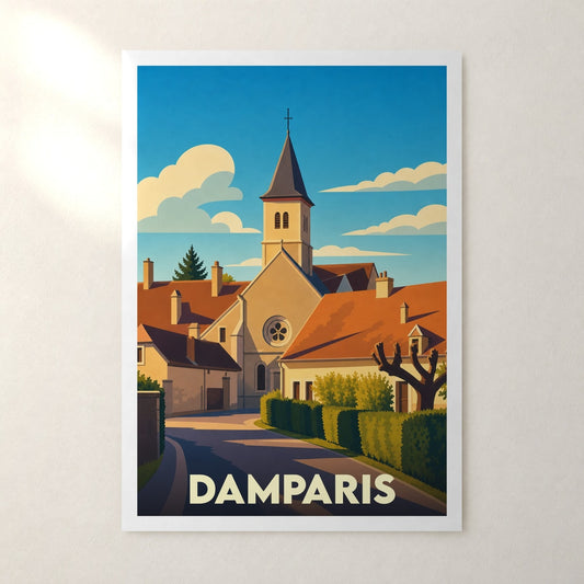 Affiche Damparis – sans cadre, accrochée au mur