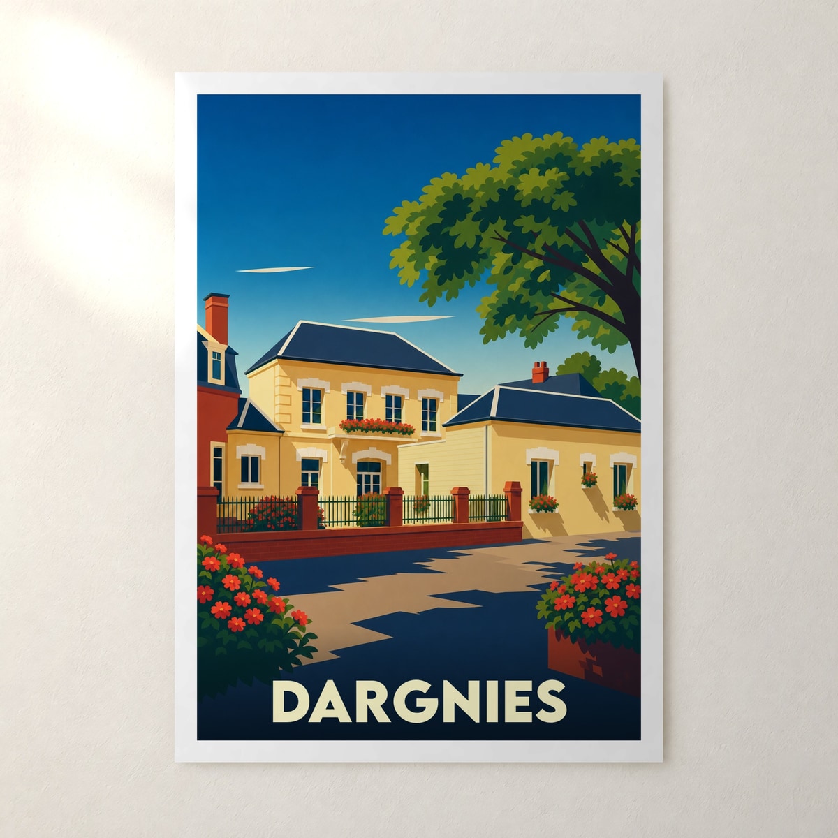 Affiche Dargnies – sans cadre, accrochée au mur