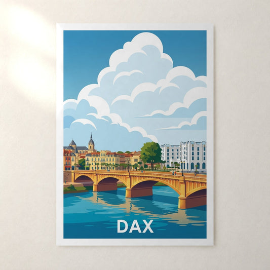 Affiche Dax – sans cadre, accrochée au mur