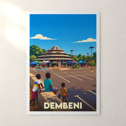 Affiche Dembeni – sans cadre, accrochée au mur