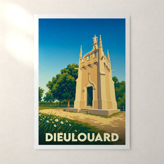 Affiche Dieulouard – sans cadre, accrochée au mur