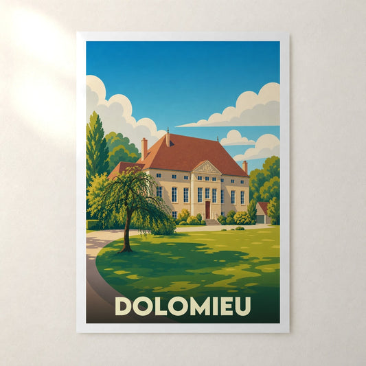 Affiche Dolomieu – sans cadre, accrochée au mur